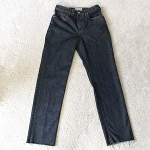 Everlane High Rise Straight Leg Jeans